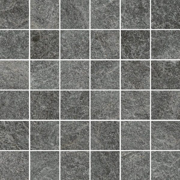 Placa decorativa antracit, mozaic, Rocking, 30x30 cm, Marazzi, M1HN