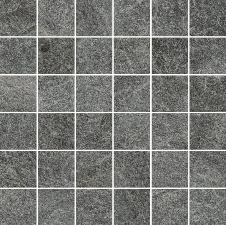 Placa decorativa antracit, mozaic, Rocking, 30x30 cm, Marazzi, M1HN