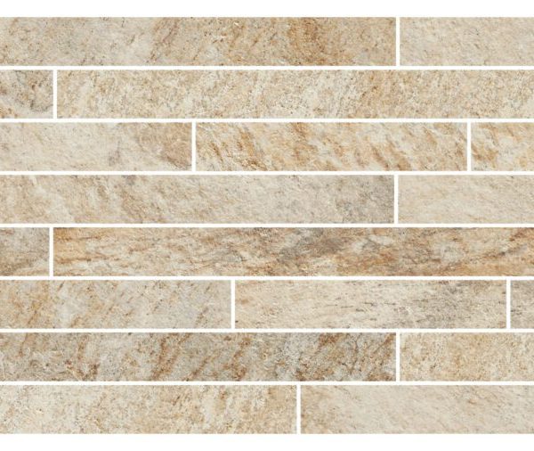 Placa decorativa Marazzi Rocking Beige Mosaico 22.5x55 cm M1HQ