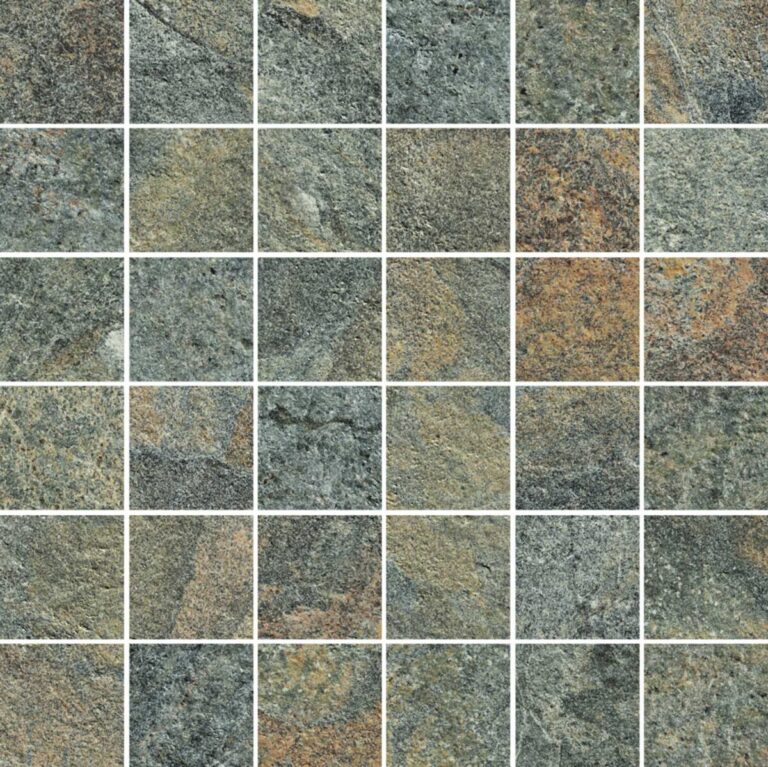 Placa decorativa gri, mozaic, Rocking, 30x30 cm, Marazzi, M1HM