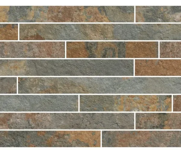 Placa decorativa multicolor, mozaic, Rocking, 22.5x55 cm, Marazzi, M1HS