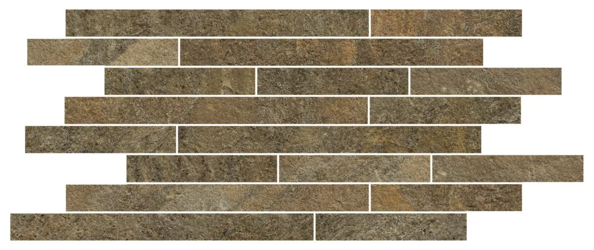 Placa decorativa tobacco, mozaic, Rocking, 22.5×55 cm, Marazzi, M1HR