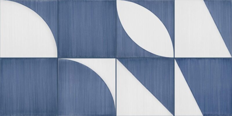 Placa decorativa Marazzi Scenario Blu Decoro Mix 20x20 cm M8RJ - imagine 2