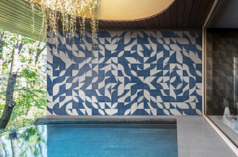 Placa decorativa Marazzi Scenario Blu Decoro Mix 20x20 cm M8RJ - imagine 3