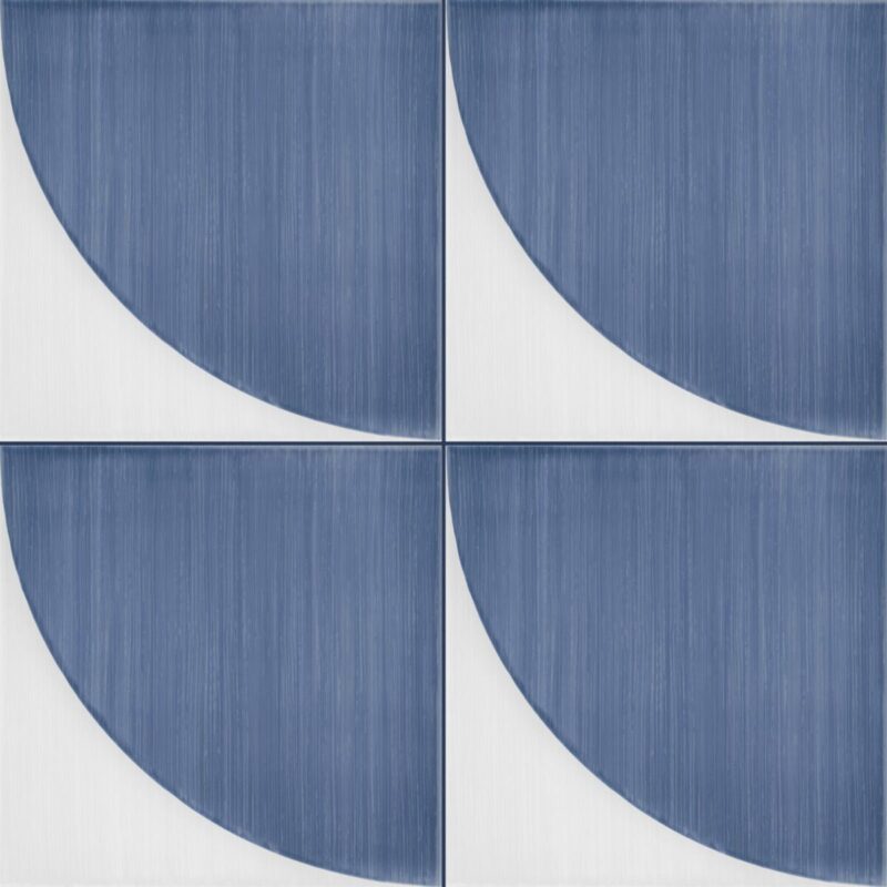 Placa decorativa Marazzi Scenario Blu Tappeto 2A 20x20 cm M8RD - imagine 2