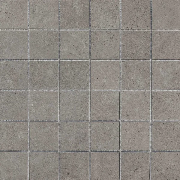 Placa decorativa, Mosaico antracit, Silverstone, 30x30 cm, Marazzi