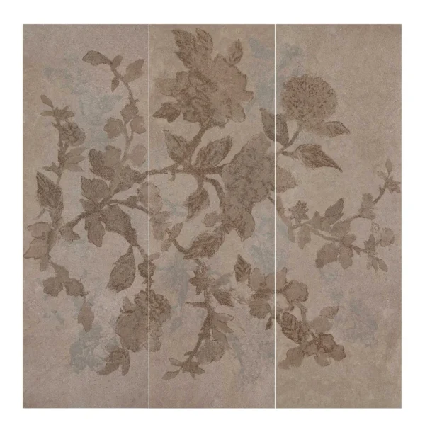 Placa decorativa Marazzi Stone_Art Dec. Bloom Moka 120x120 cm M08X