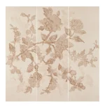 Placa decorativa Marazzi Stone_Art Dec.Bloom Ivory 120x120 cm M08U