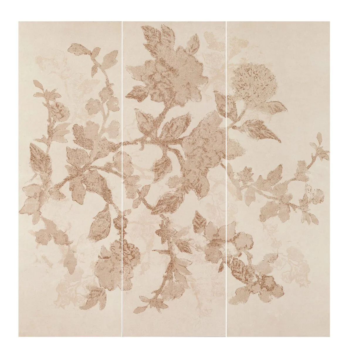 Placa decorativa Marazzi Stone_Art Dec.Bloom Ivory 120×120 cm M08U