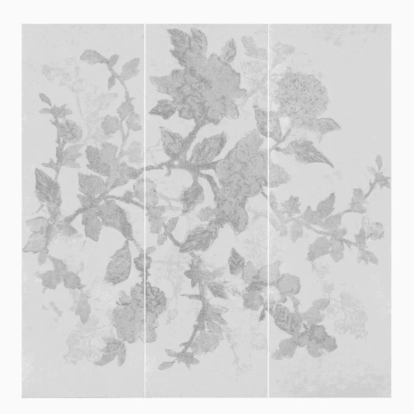 Placa decorativa Marazzi Stone_Art Dec.Bloom Steel 120x120 cm M08T