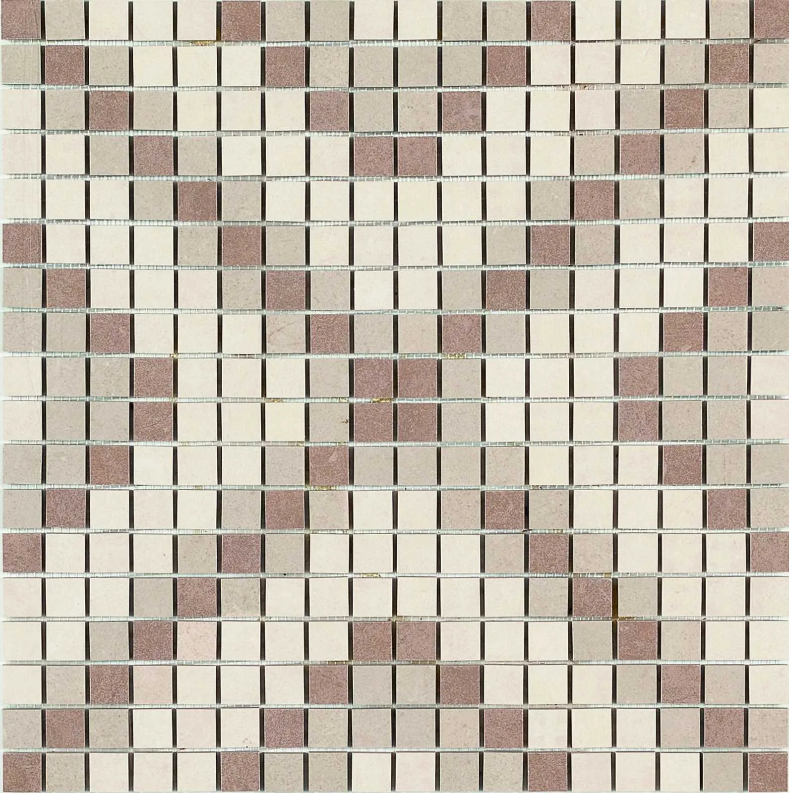 Placa decorativa gri, mozaic, Stone_Art, 40×40 cm, Marazzi, M09V
