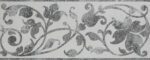 Placa decorativa Marazzi Stream White Decoro Reverse 20x50 cm M15N