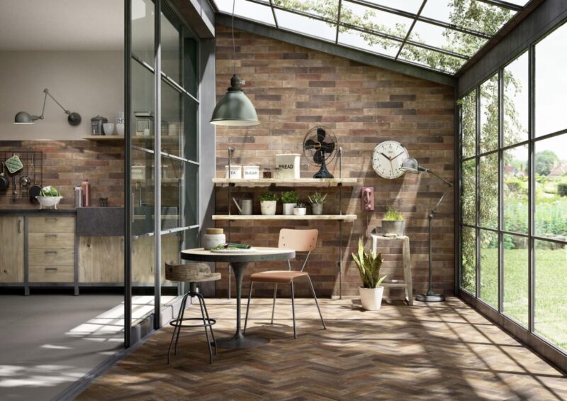 Placa decorativa Marazzi Terramix Decoro Marrone 7x28 cm MMRG - imagine 3