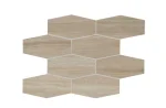 Placa decorativa Marazzi Treverkchic Noce Francese Mosaico 25x30 cm MH5Q