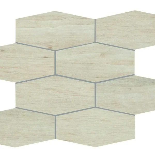 Placa decorativa Marazzi Treverkchic Teak Africa Mosaico 25x30 cm MH5U