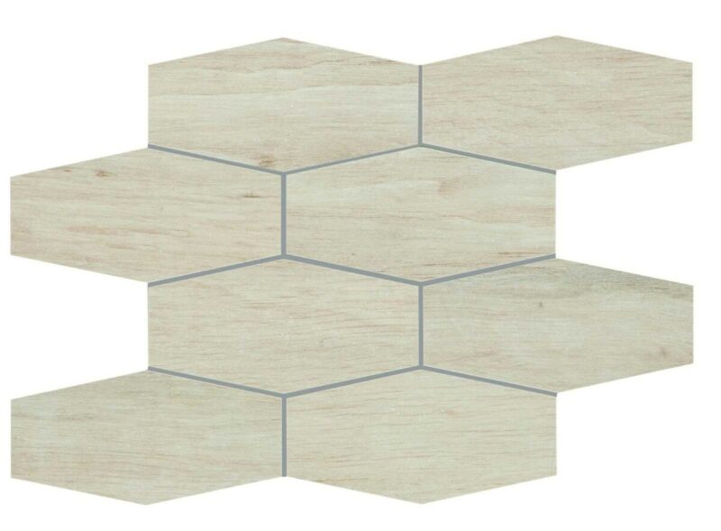 Placa decorativa Marazzi Treverkchic Teak Africa Mosaico 25x30 cm MH5U