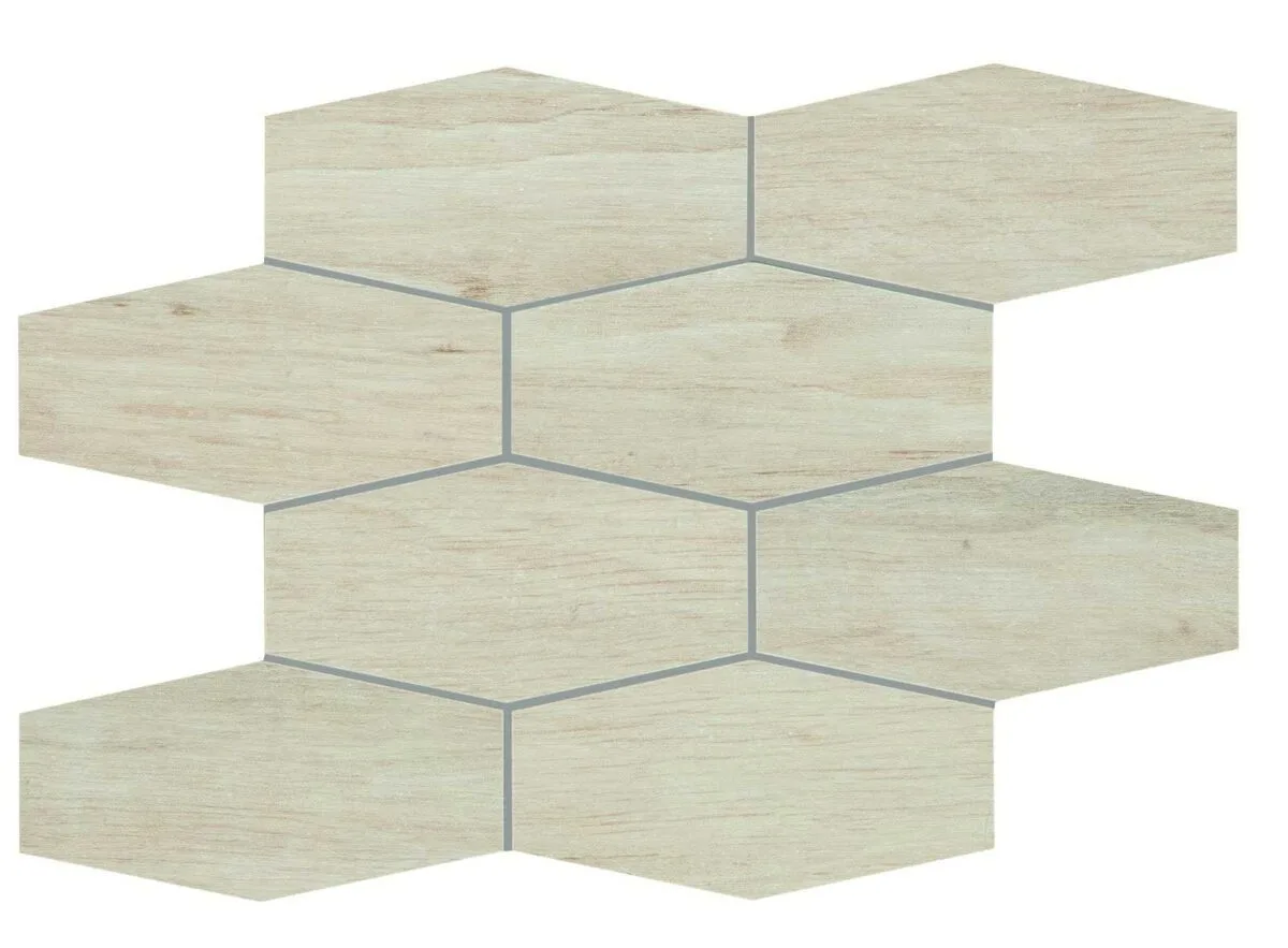 Placa decorativa mozaic, Treverkchic Teak Africa, 25×30 cm, Marazzi MH5U