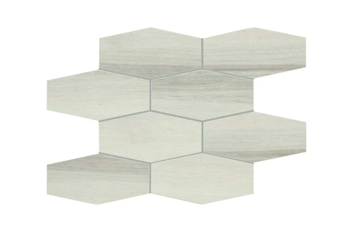 Placa decorativa mozaic, Treverkchic Teak Asia, 25×30 cm, Marazzi MH5T