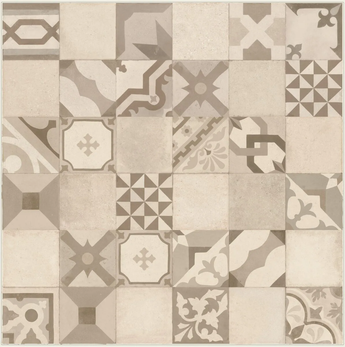 Placa decorativa bej, Decoro Vintage, Work, 30×90 cm, Marazzi, M13D