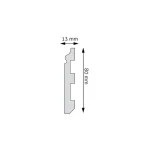 Plinta decorativa Durotec 07 244x8.3x1.3 cm