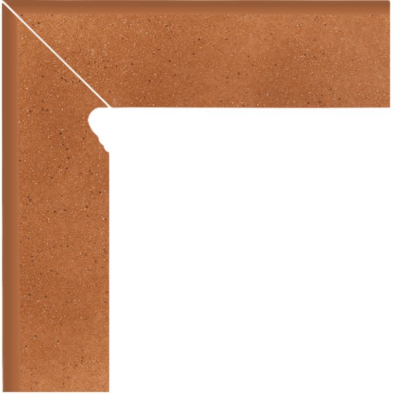 Plinta Klinker Paradyz Aquarius Brown 2 El. Stanga 8x30 cm