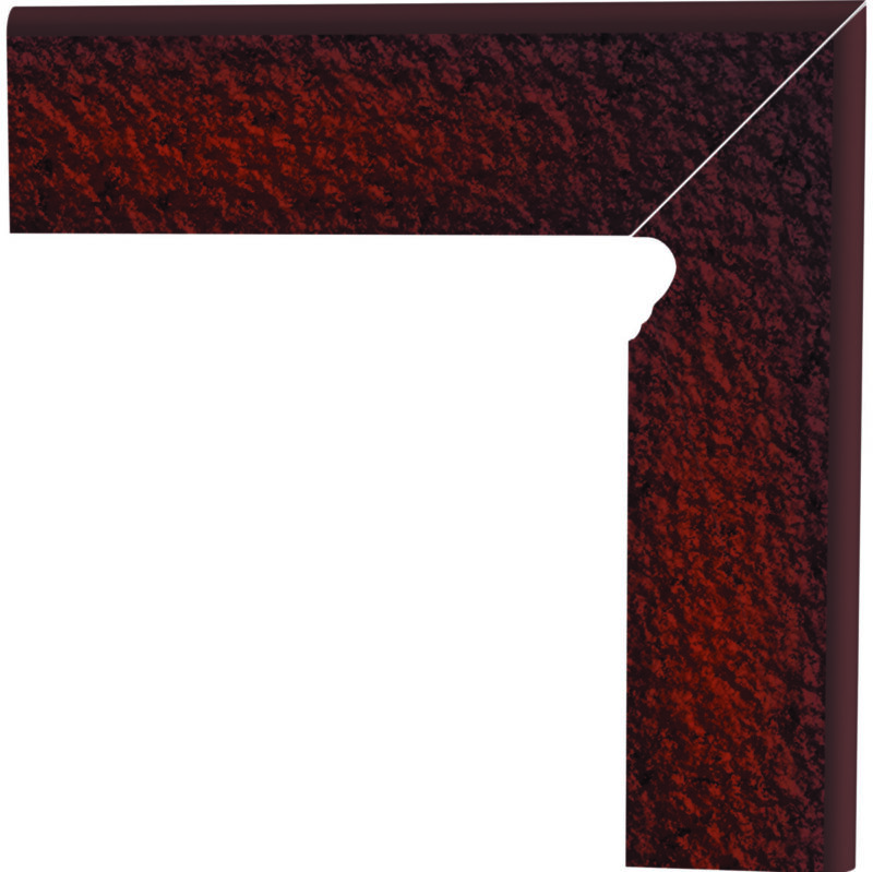 Plinta Klinker Paradyz Cloud Brown 2 Elemente Dreapta Duro 8x30 cm