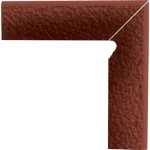 Plinta Klinker Paradyz Cloud Rosa 2 Elemente Dreapta Duro 8×30 cm