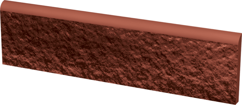 Plinta Klinker Paradyz Cloud Rosa Duro 8.1x30 cm - imagine 2