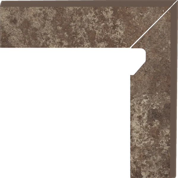 Plinta Klinker Paradyz Ilario Brown 2 Elemente Dreapta 8.1x30 cm