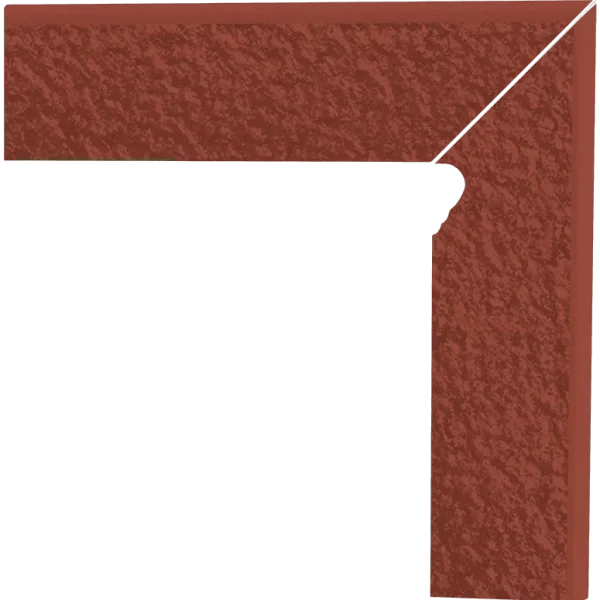 Plinta Klinker Paradyz Natural Rosa 2 Elemente Dreapta Duro 8x30 cm