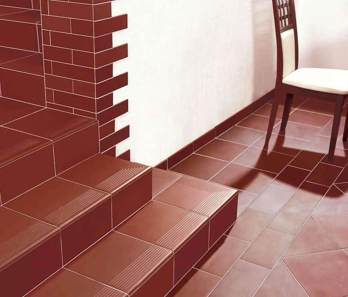 Plinta Klinker Natural Rosa, Paradyz, 8.1x30 cm