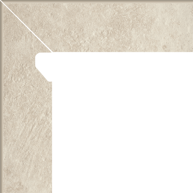 Plinta Klinker Paradyz Scandiano Beige 2 Elemente Stanga 8.1x30 cm