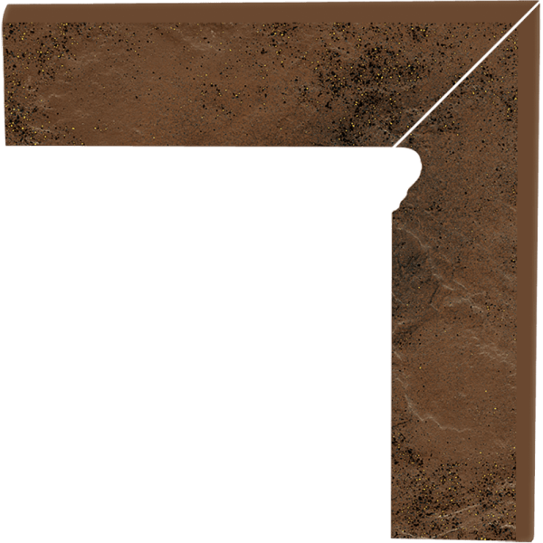 Plinta Klinker Paradyz Semir Beige 2 Elemente Dreapta 8x30 cm