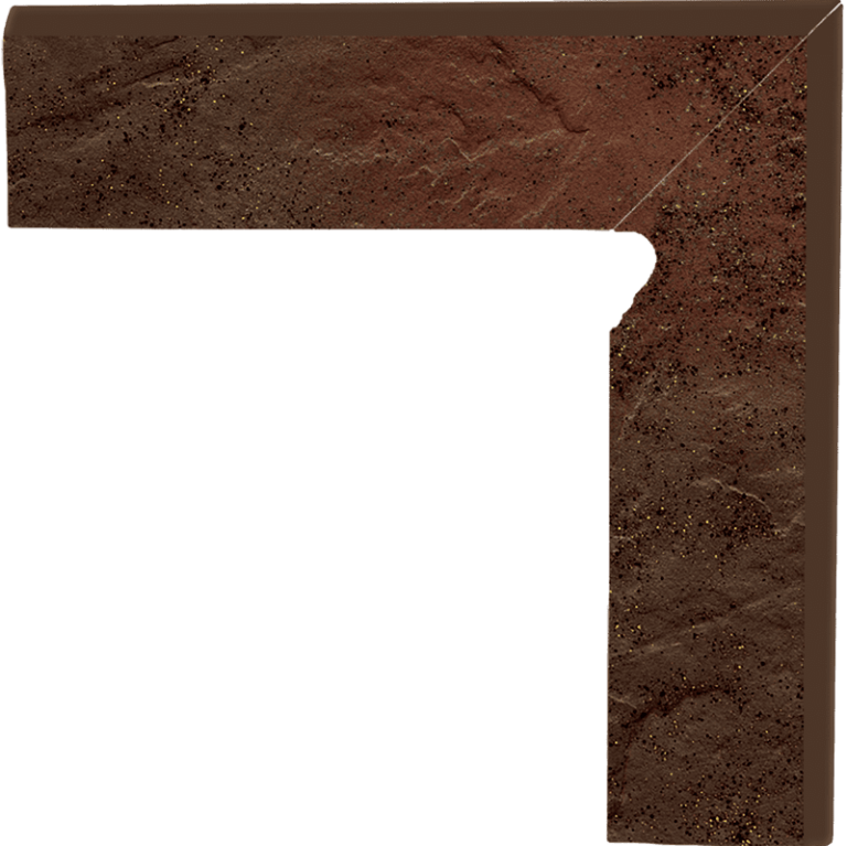 Plinta Klinker Paradyz Semir Brown 2 Elemente Dreapta 8x30 cm