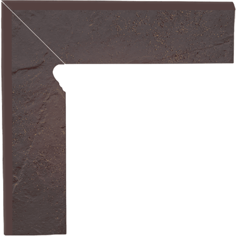 Plinta Klinker Paradyz Semir Rosa 2 Elemente Stanga 8.1x30 cm