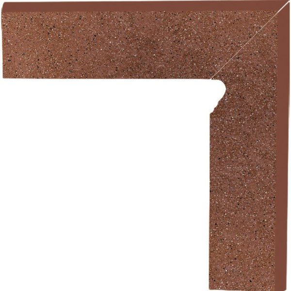Plinta Klinker Paradyz Taurus Brown 2 Elemente Dreapta 8.1x30 cm