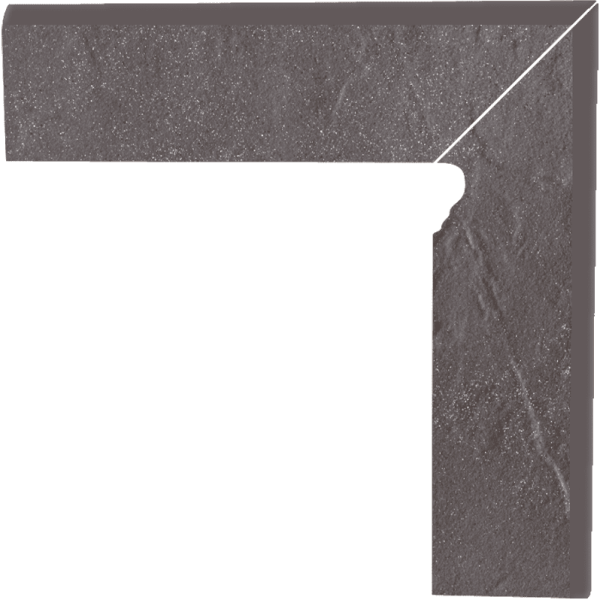 Plinta Klinker Paradyz Taurus Grys 2 Elemente Dreapta 8.1x30 cm
