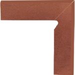 Plinta Klinker Paradyz Taurus Rosa 2 Elemente Stanga 8.1×30 cm