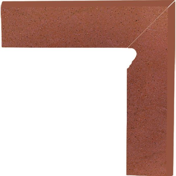 Plinta Klinker Paradyz Taurus Rosa 2 Elemente Stanga 8.1x30 cm
