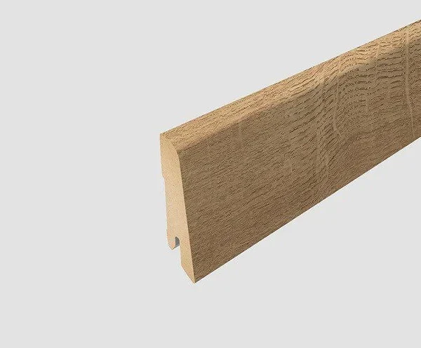 Plintă MDF, finisaj stejar Dunnington maro, EGGER L266, 2400x14x80 mm