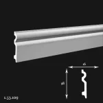 Plinta Poliuretan Gaudi 1.53.109 98x16x2000 mm