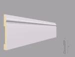 Plinta alba din poliuretan, PL01, 16x120x2000 mm