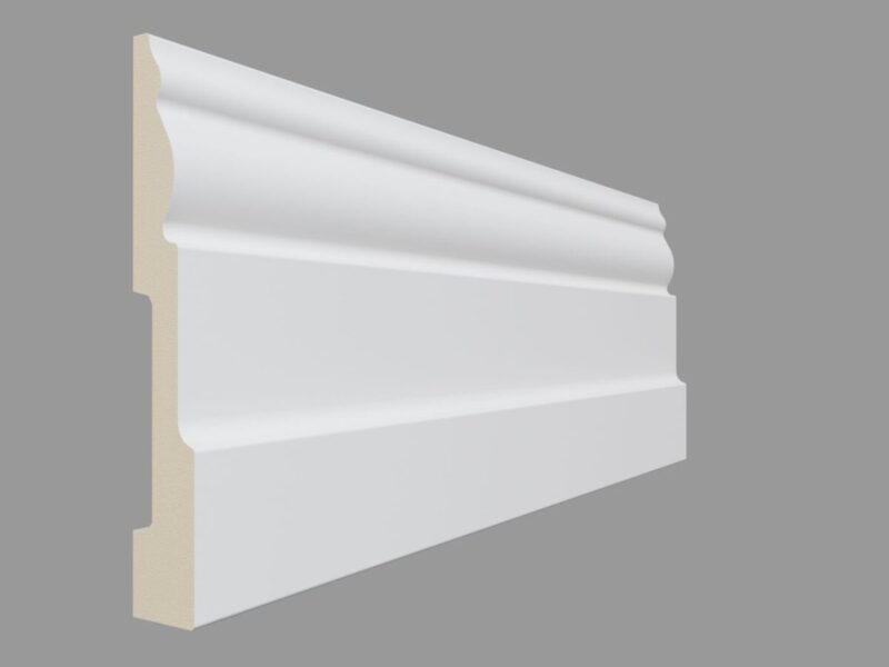 Plinta alba din poliuretan PL09 30x200x2000 mm