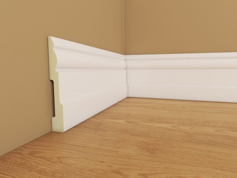 Plinta alba din poliuretan PL09 30x200x2000 mm