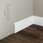 Plinta de podea Polimer rigid Manavi S17 83x11x2000 mm