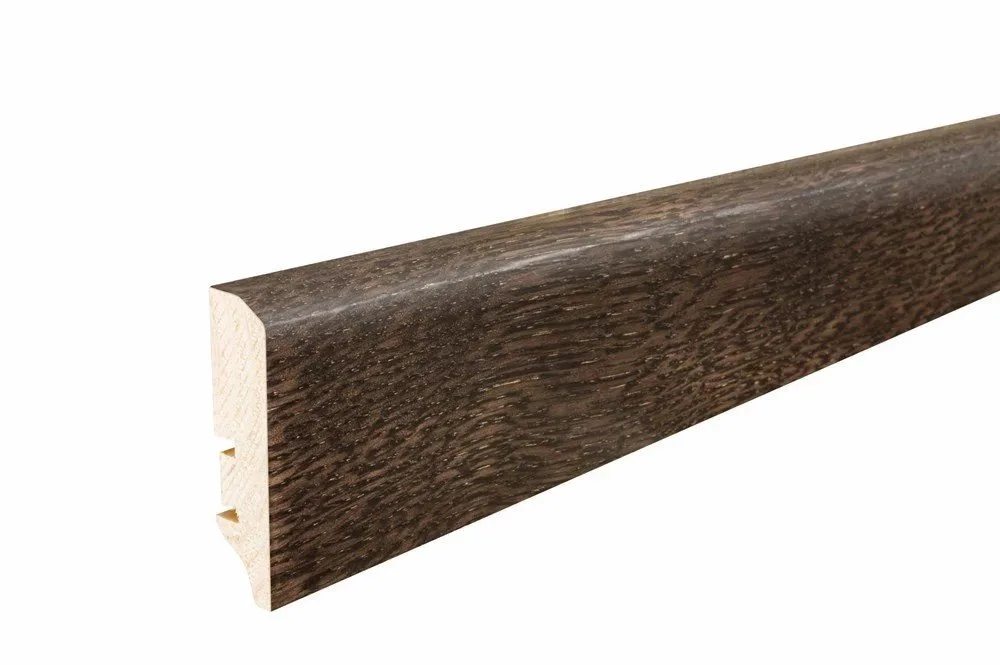 Plinta lemn Barlinek furnir stejar baituit Espresso Lac P5001022A 60 x 16 x 2200mm