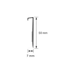 Plinta mocheta fara canal cablu 25443ECO culoare 111 Negru 2.5 ml