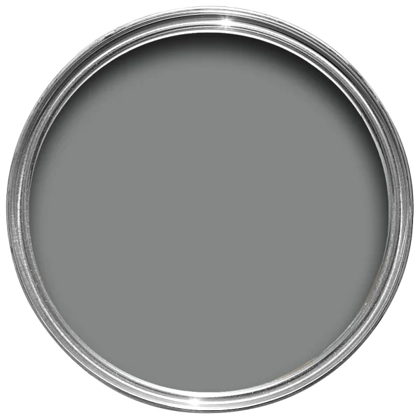 Vopsea gri mata 7 la suta luciu pentru interior Farrow and Ball Mostra Plummett No. 272 100 ml
