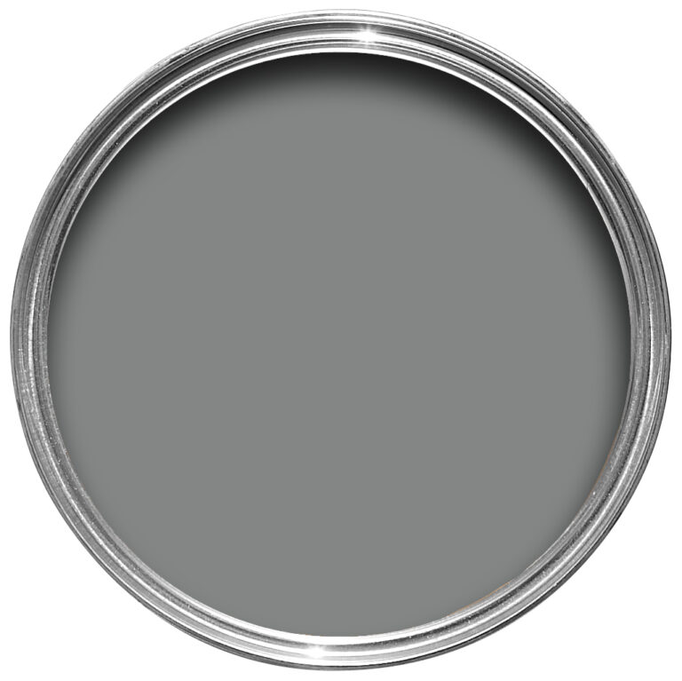 Vopsea gri mata 7 la suta luciu pentru interior Farrow and Ball Mostra Plummett No. 272 100 ml