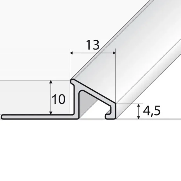 Profil aluminiu natur 2.5 ml A95